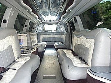 Image of interior of Cadillac Limousine