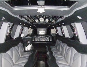 Image of escalade limo interior