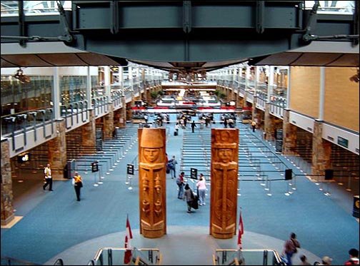 Inside Vancouver Airport Inside Vancouver Airport image