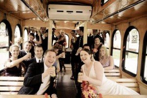wedding in a party bus in connecticut