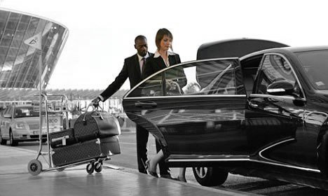 Image of airport sedan