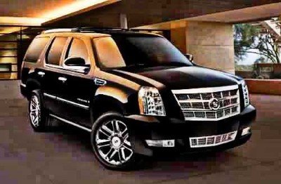 Picture of a black SUV car service