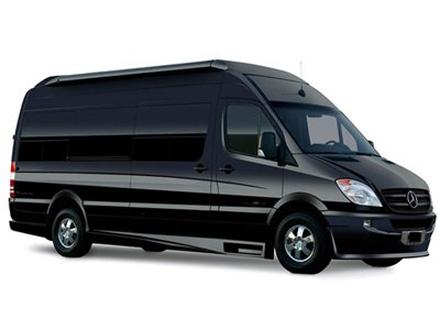 executive van by mercedes sprinter, seating capacity up to 14 passengers image