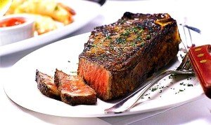 Image of a steak at a Hartford dinner
