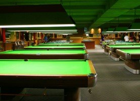 Image of pool table in Manchester with a CT Limo